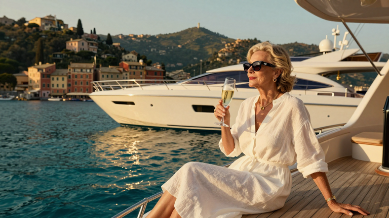 Luxus Destinationen für reiche Single-Frauen 2026 - Yacht, Pool, exklusiver Strand