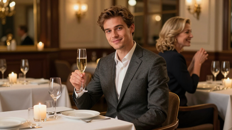 Luxus Restaurant - erstes Date mit Sugar Mama